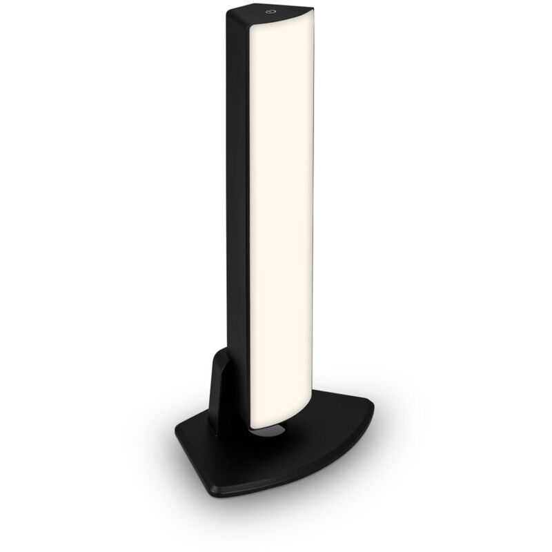 foto del prodotto lampada da tavolo e da parete a led a batteria, ip44, nera, 1x