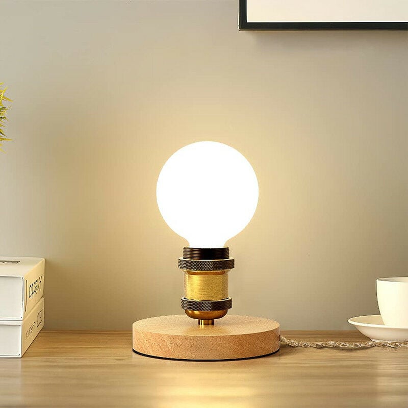 foto del prodotto lampada da tavolo,e27 lampada da tavolo in design industriale vintage,lampada comodino adatto per camera da letto, studio, comodino,