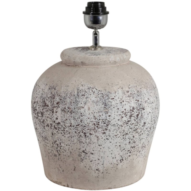 foto del prodotto lampada da tavolo etna grigio ceramica light living