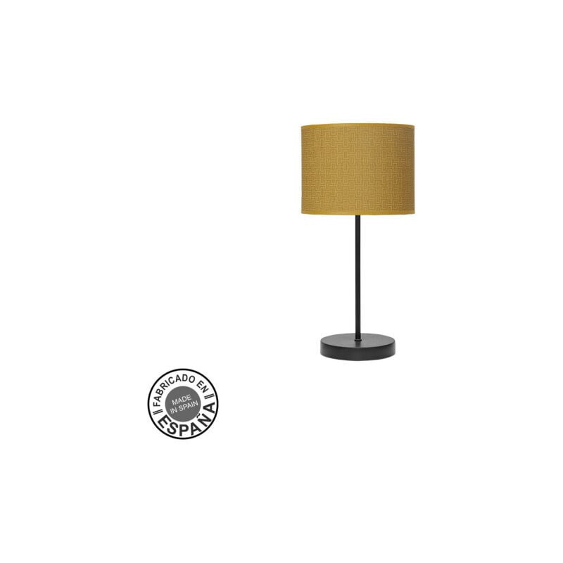foto del prodotto lampada da tavolo fashion 1xe14 nero giallo 42x17x17cm