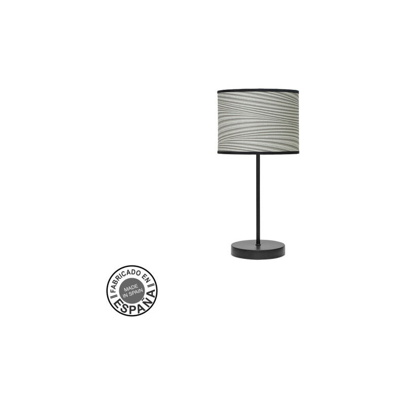 foto del prodotto lampada da tavolo fashion 1xe14 nero grigio 42x17x17cm