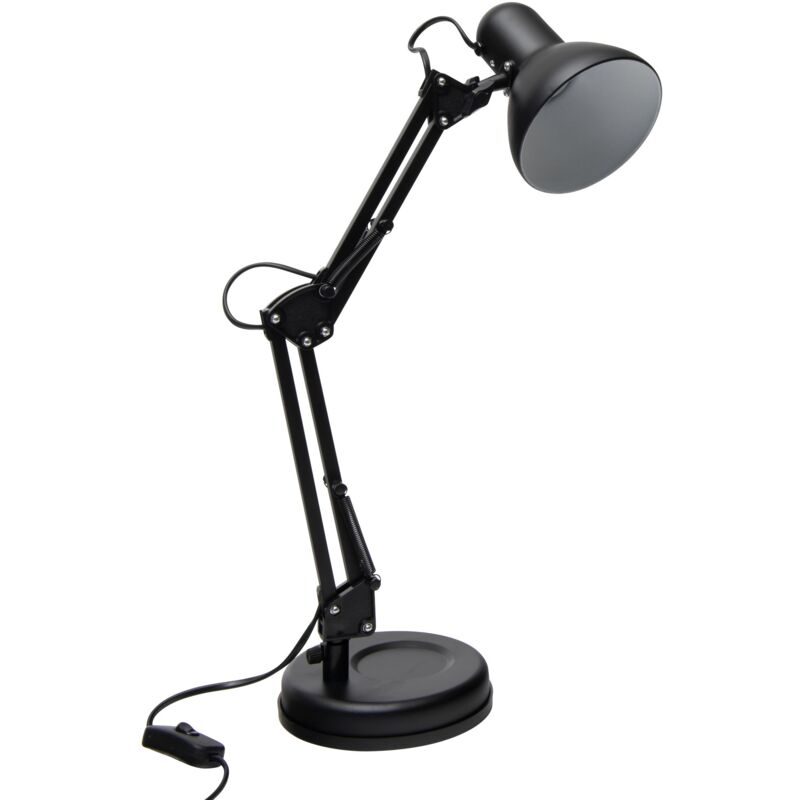 foto del prodotto lampada da tavolo flessibile nera