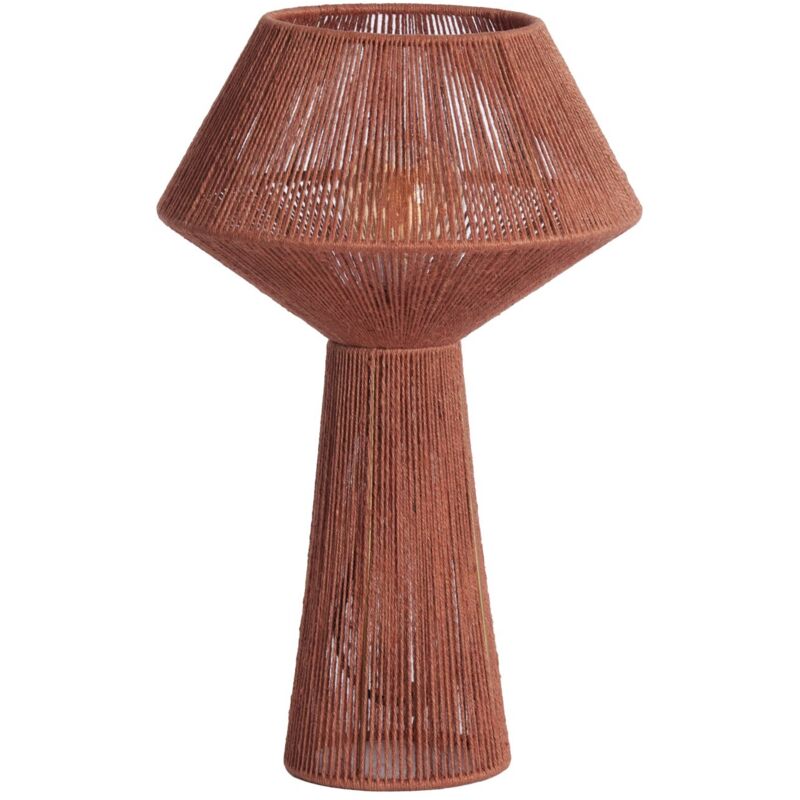 foto del prodotto lampada da tavolo fugia rosso tessile light living