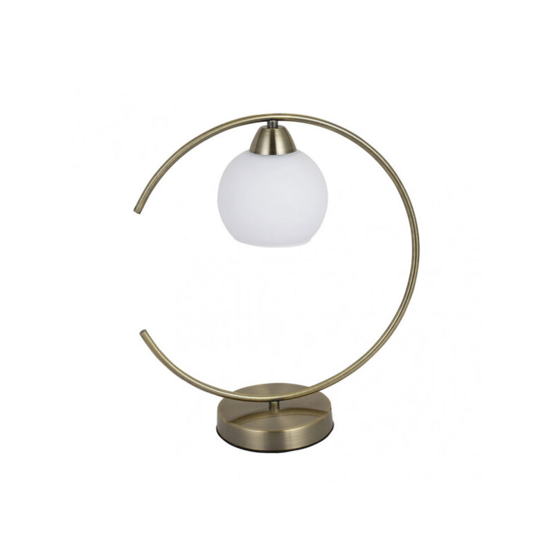 foto del prodotto lampada da tavolo fuji oro 1 lampada fabrilamp