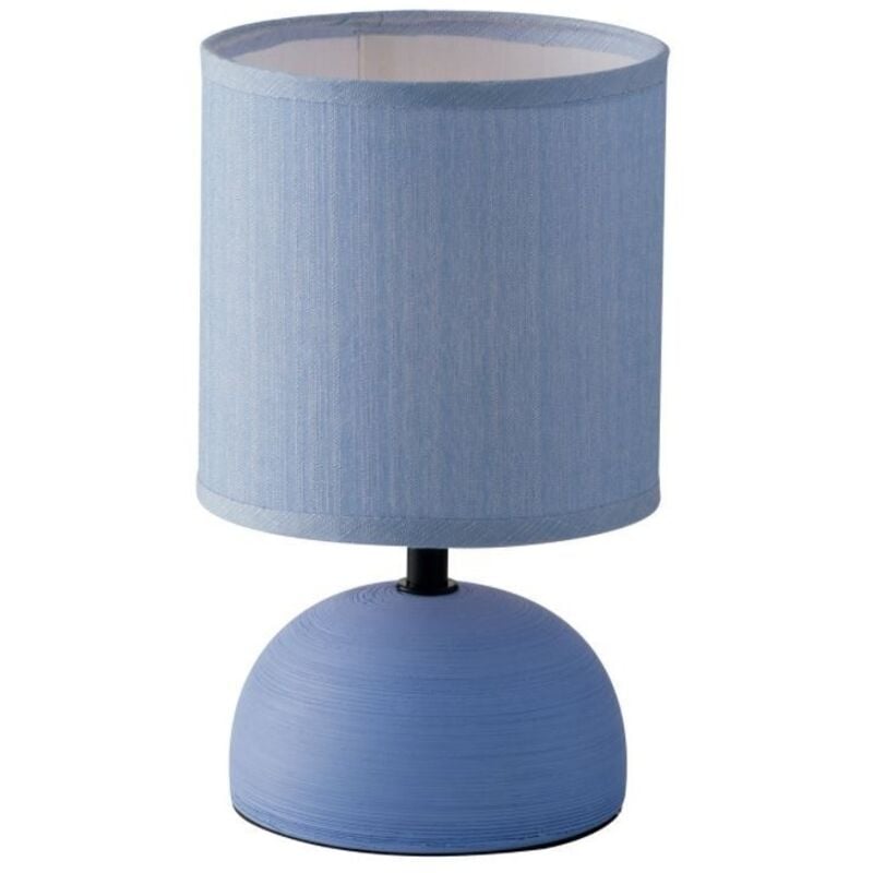foto del prodotto lampada da tavolo furore e14 d.14x24cm azzurra.