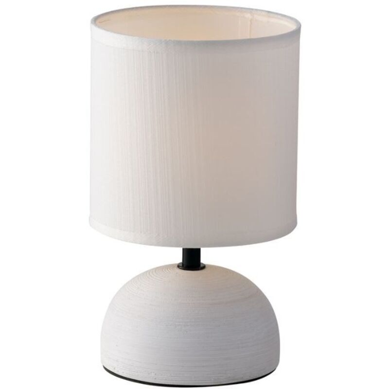 foto del prodotto lampada da tavolo furore e14 d.14x24cm bianca.