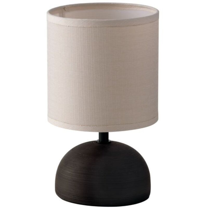 foto del prodotto lampada da tavolo furore e14 d.14x24cm marrone.