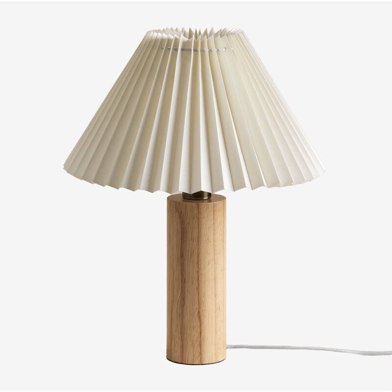 foto del prodotto lampada da tavolo gaines in legno di caucci sklum