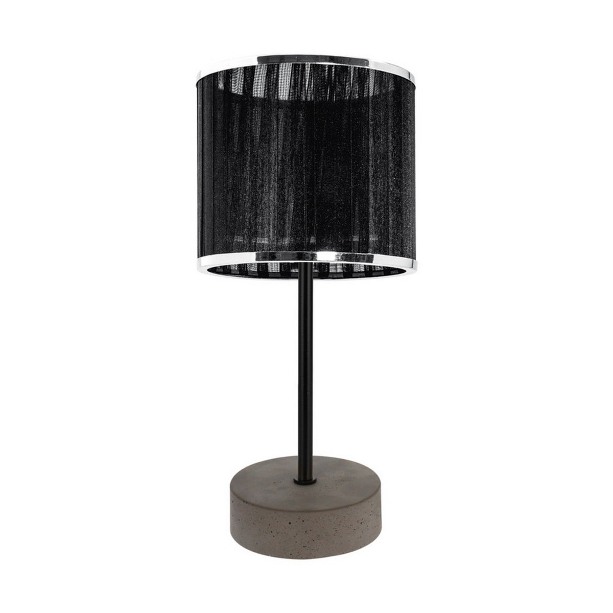 foto del prodotto lampada da tavolo gianni, nero, cemento, 14x14x27 cm, epikasa
