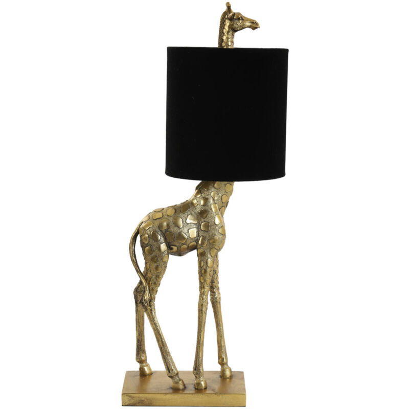 foto del prodotto lampada da tavolo giraffe bronzo plastica light living