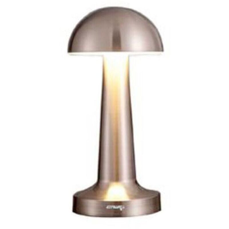foto del prodotto lampada da tavolo grigio ricaricabile usb effetto touch luce decorativa 306