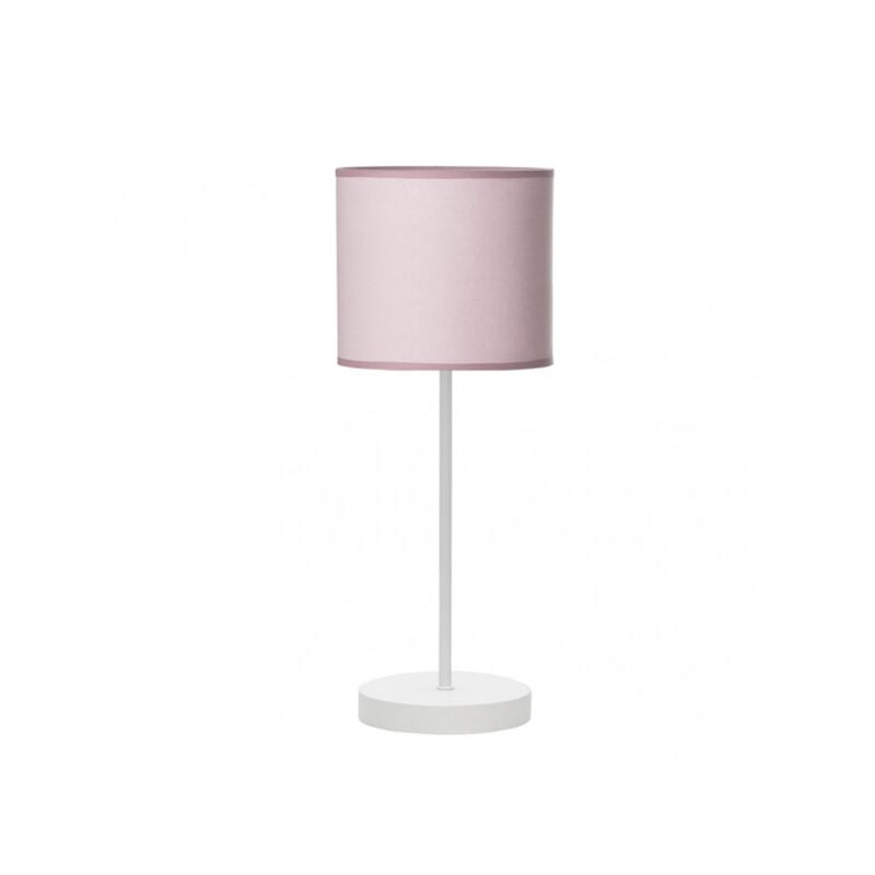 foto del prodotto lampada da tavolo ibor 1xe14 bianco rosa 42x17x17 cm mark fabrilamp