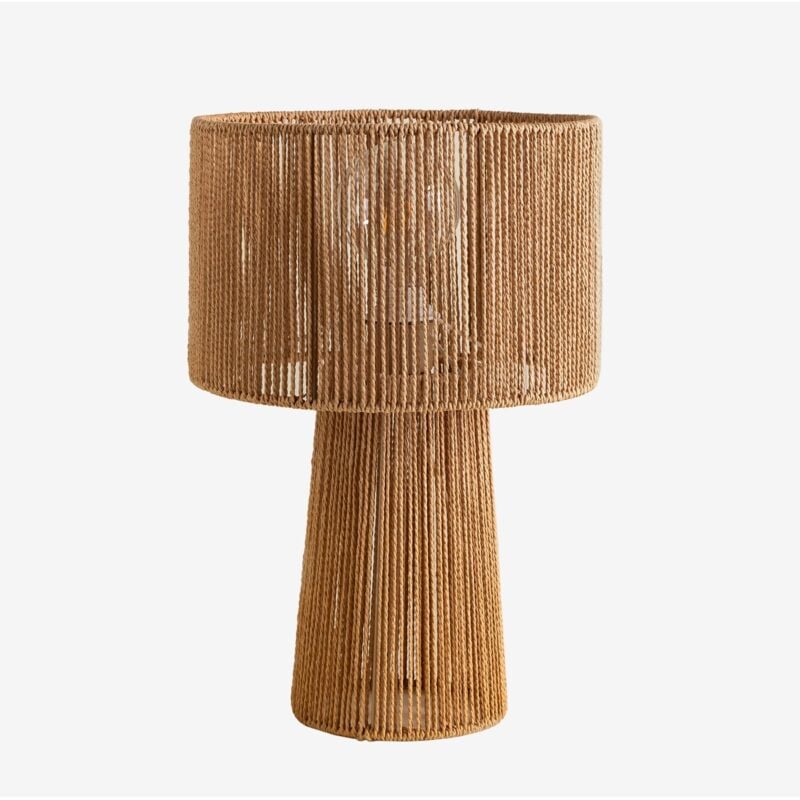 foto del prodotto lampada da tavolo in carta intrecciata carisa sklum