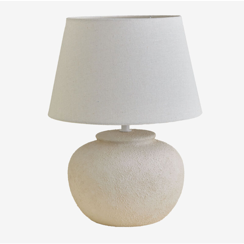foto del prodotto lampada da tavolo in ceramica e lino kenaris sklum