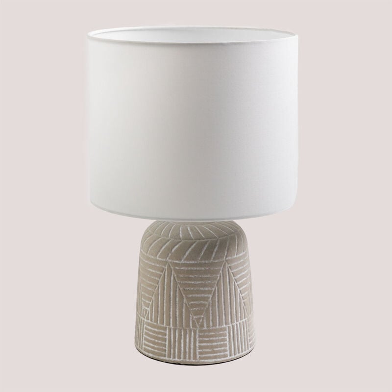 foto del prodotto lampada da tavolo in ceramica tomer sklum