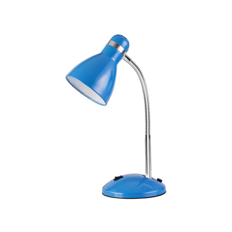 foto del prodotto lampada da tavolo in lazulite blu cromo 1xe27 38x23x14,5 cm