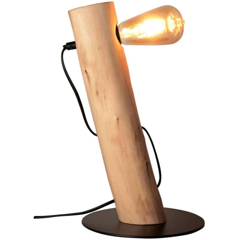 foto del prodotto lampada da tavolo in legno e27