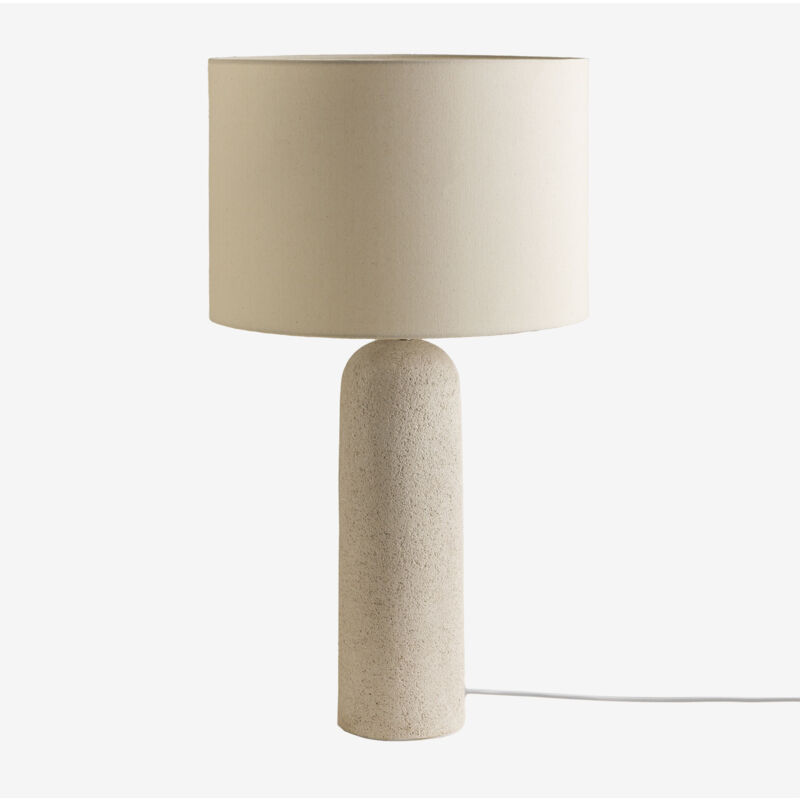 foto del prodotto lampada da tavolo in lino e fibra di vetro otile sklum