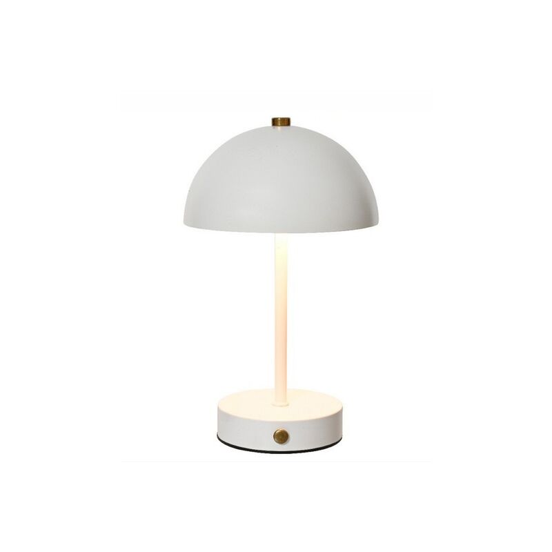 foto del prodotto lampada da tavolo in metallo bianco design moderno ed elegante