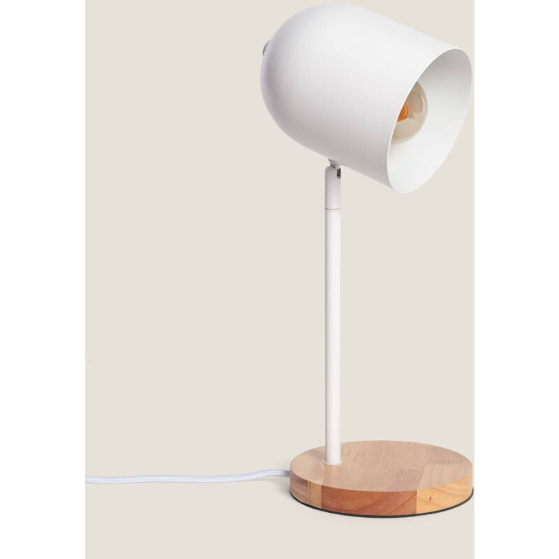foto del prodotto lampada da tavolo in metallo kidonge bianco