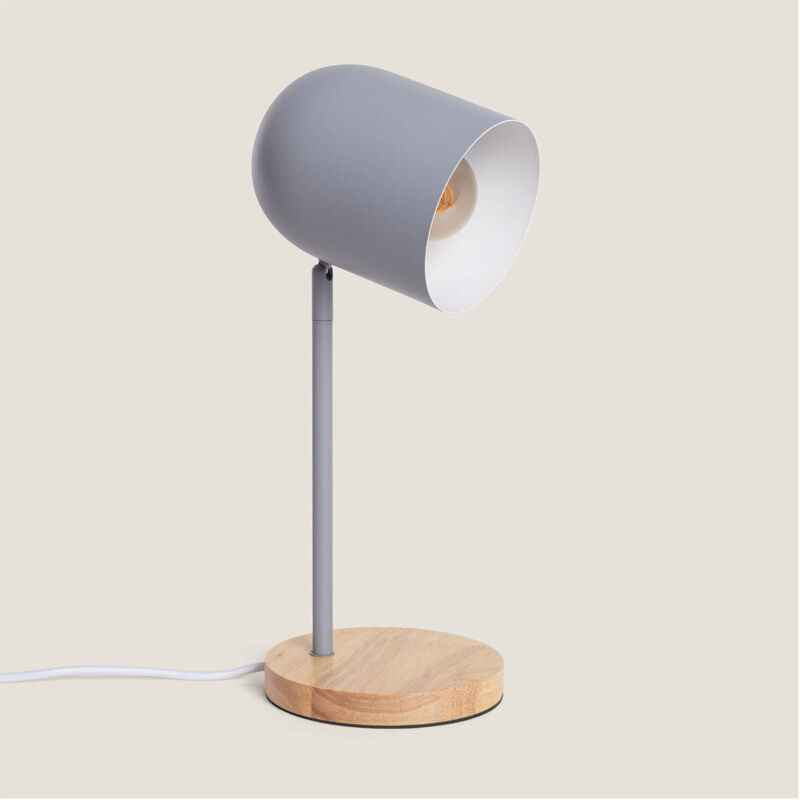 foto del prodotto lampada da tavolo in metallo kidonge grigio