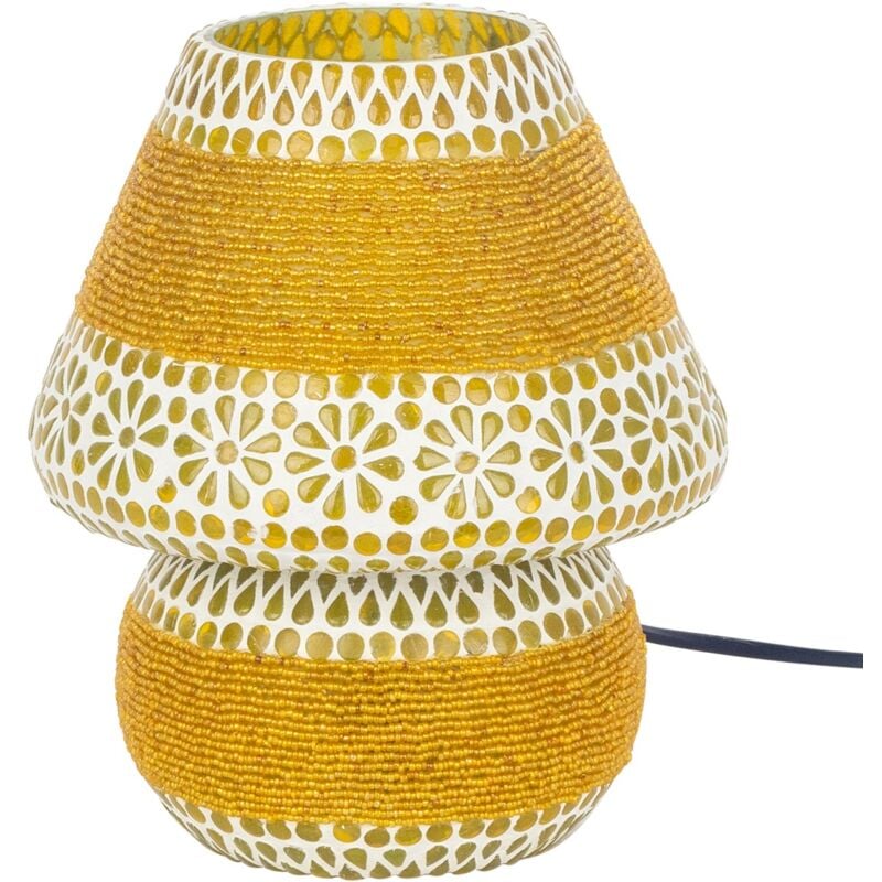 foto del prodotto lampada da tavolo in mosaico in stile etnico per la decorazione domestica