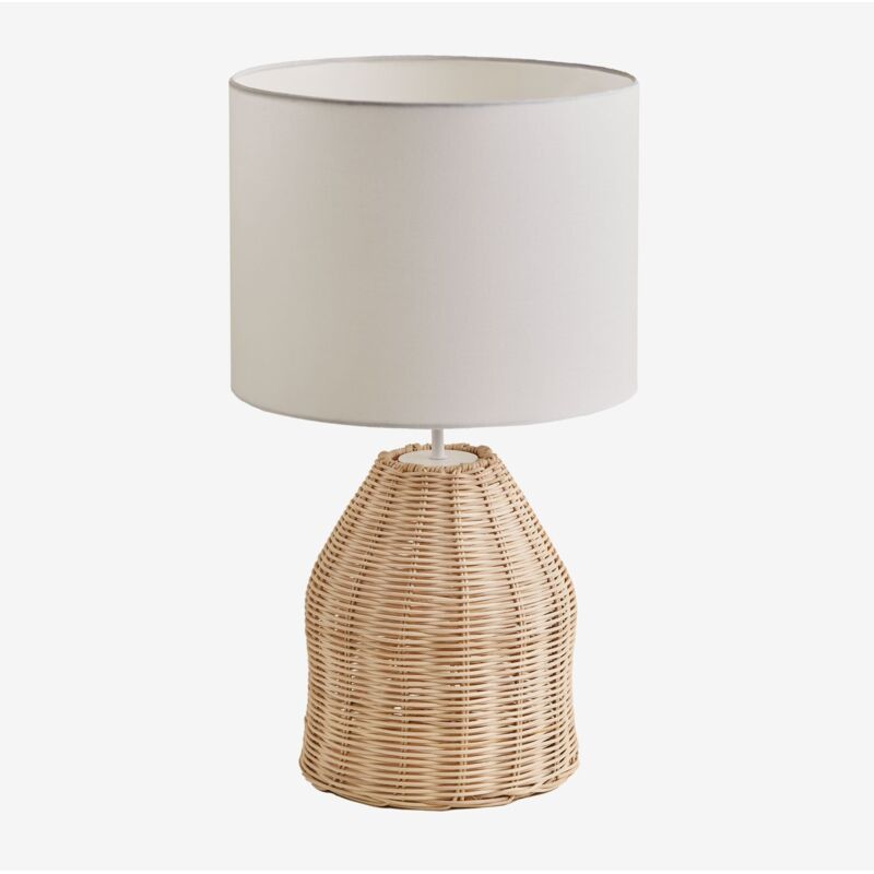 foto del prodotto lampada da tavolo in rattan zakai sklum