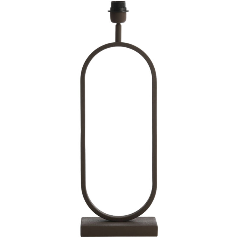 foto del prodotto lampada da tavolo jamiri marrone metallo light living