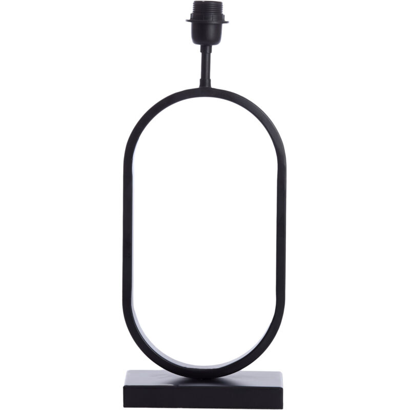 foto del prodotto lampada da tavolo jamiri nero metallo light living