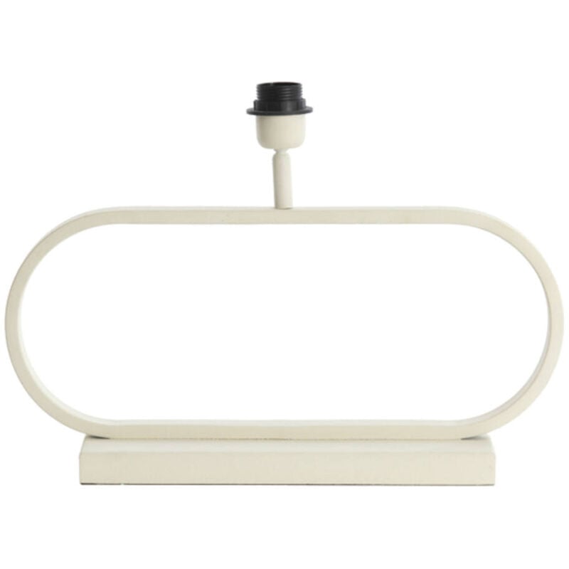 foto del prodotto lampada da tavolo jamiro beige metallo light living