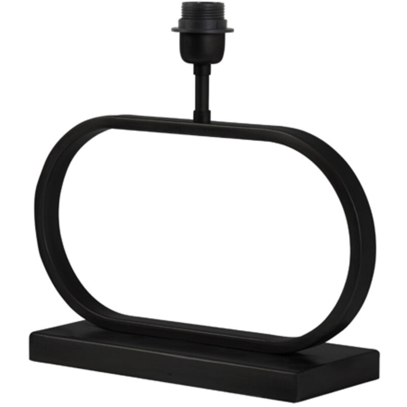 foto del prodotto lampada da tavolo jamiro nero metallo light living