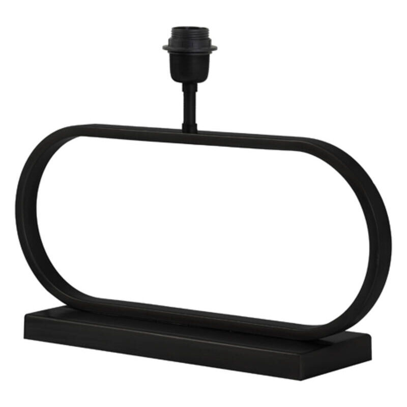 foto del prodotto lampada da tavolo jamiro nero metallo light living