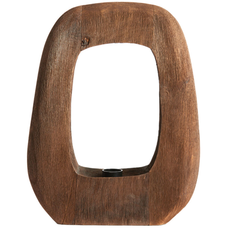 foto del prodotto lampada da tavolo kelafo marrone legno light living