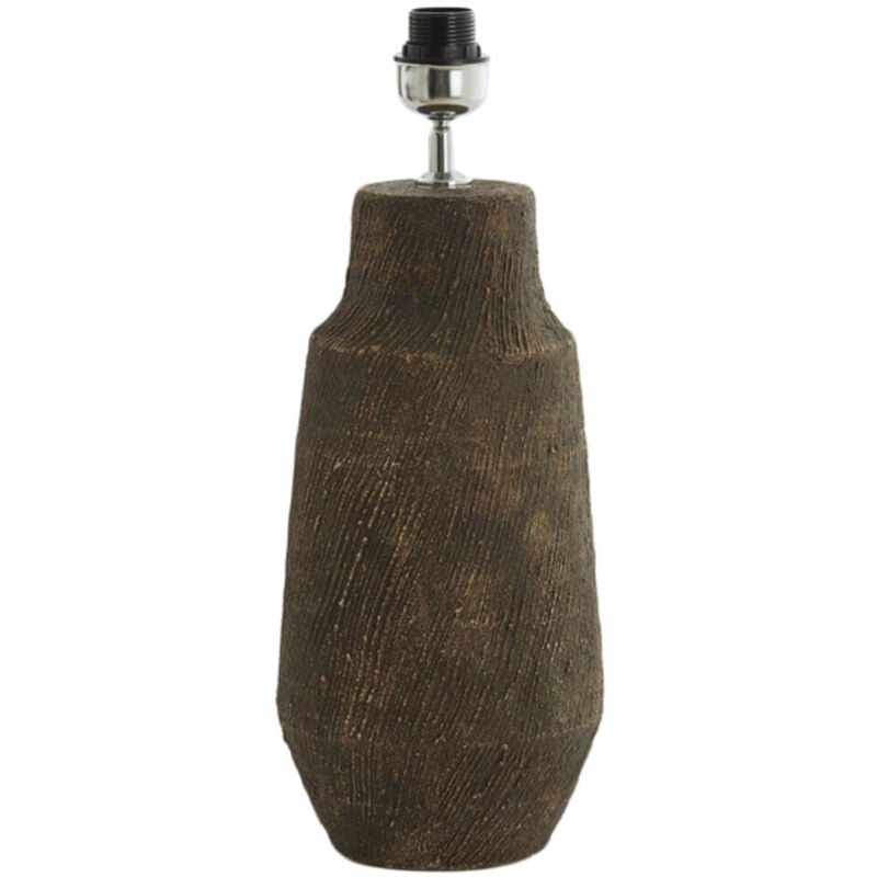 foto del prodotto lampada da tavolo kidira marrone ceramica light living