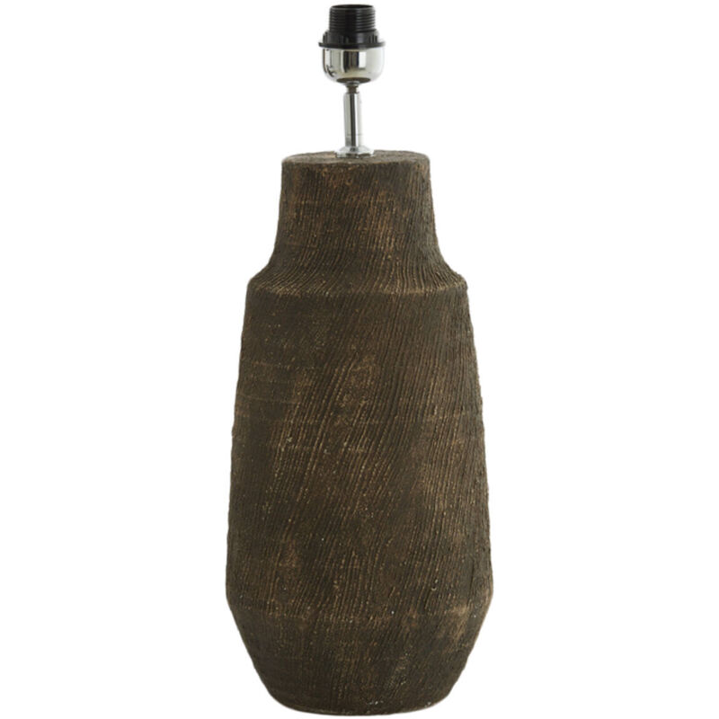 foto del prodotto lampada da tavolo kidira marrone ceramica light living