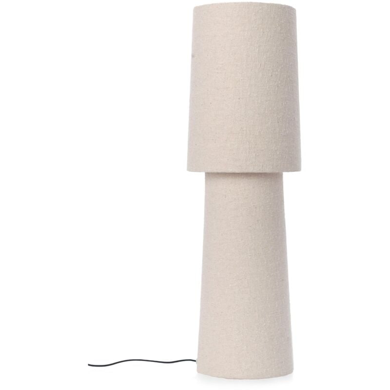 foto del prodotto lampada da tavolo lamki in tessuto boucle h 58 cm