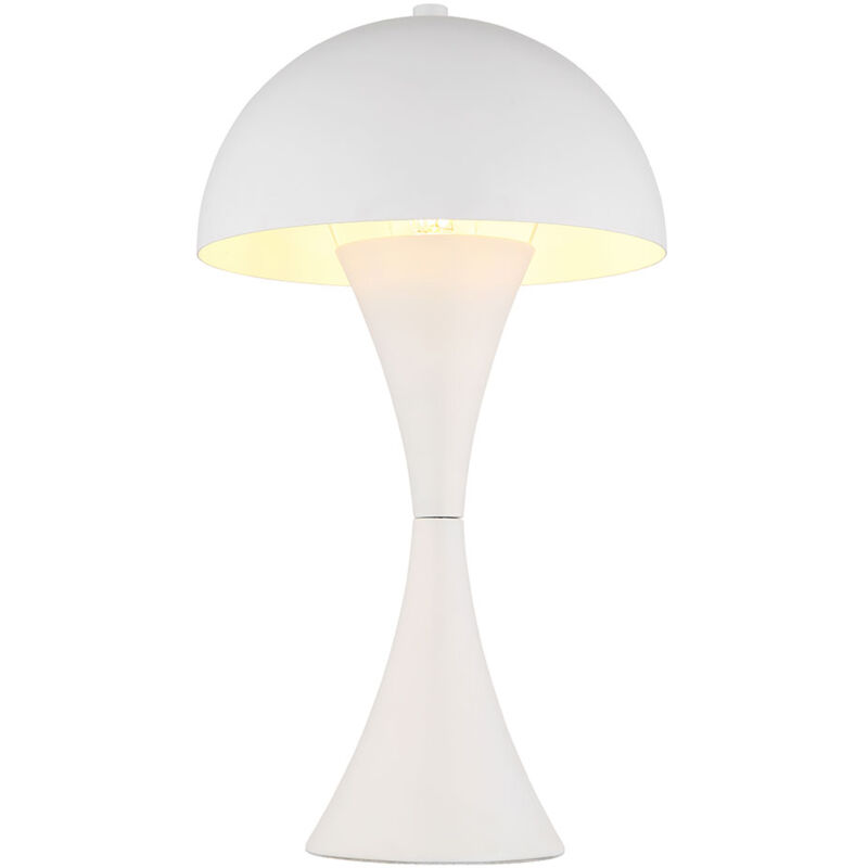 foto del prodotto lampada da tavolo lampada da comodino lampada da lettura lampada da tavolo bianca lampada da soggiorno, 1x e27, dxh 20 x 36,1 cm