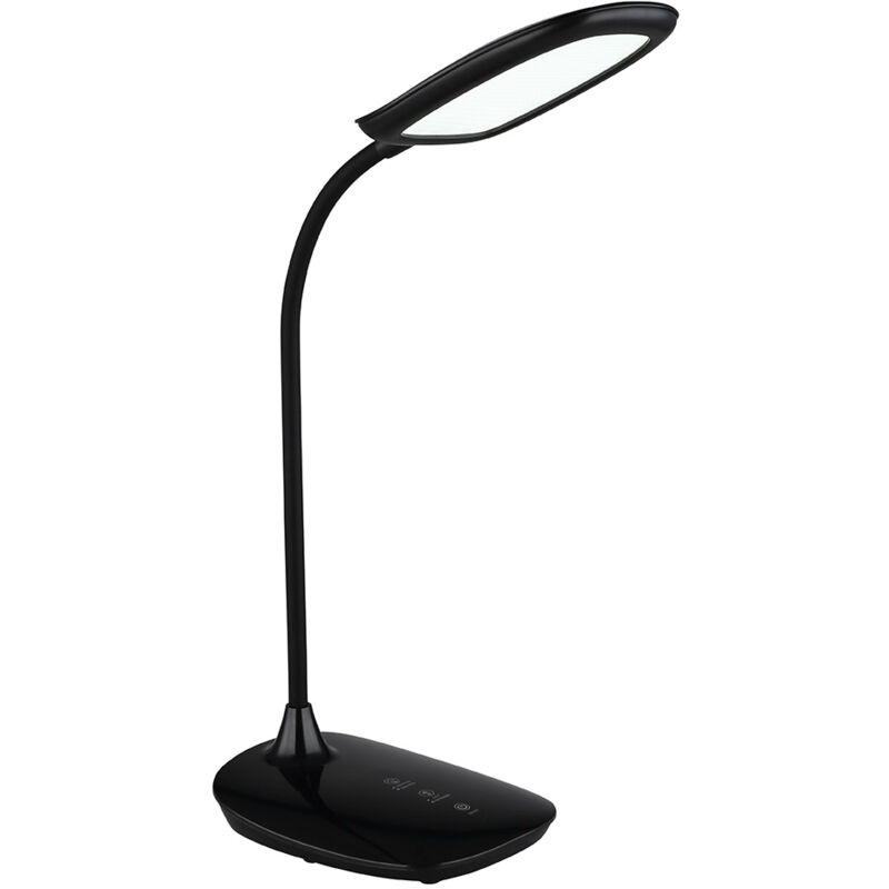 foto del prodotto lampada da tavolo lampada da lettura touch dimmer lampada da scrivania flessibile, nera, 9w, 520lm bianco caldo bianco freddo, lxh 28 x 40 cm