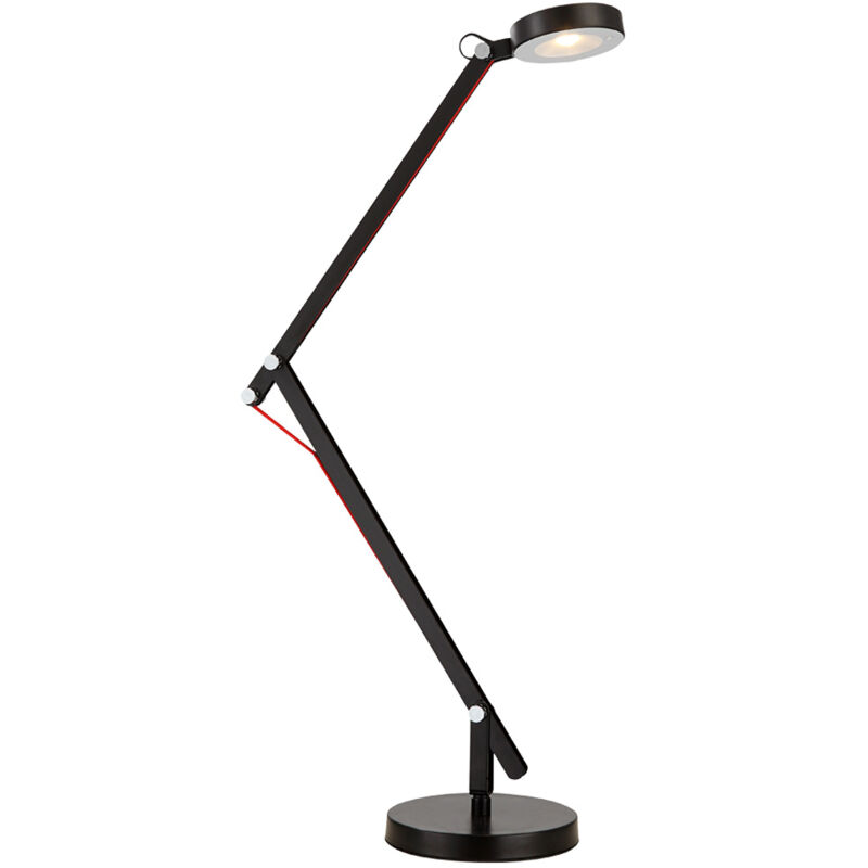foto del prodotto lampada da tavolo, lampada da parete, lampada morsetto, lampada da parete, lampada da tavolo, camera da letto, spot mobile, metallo nero, giunti,