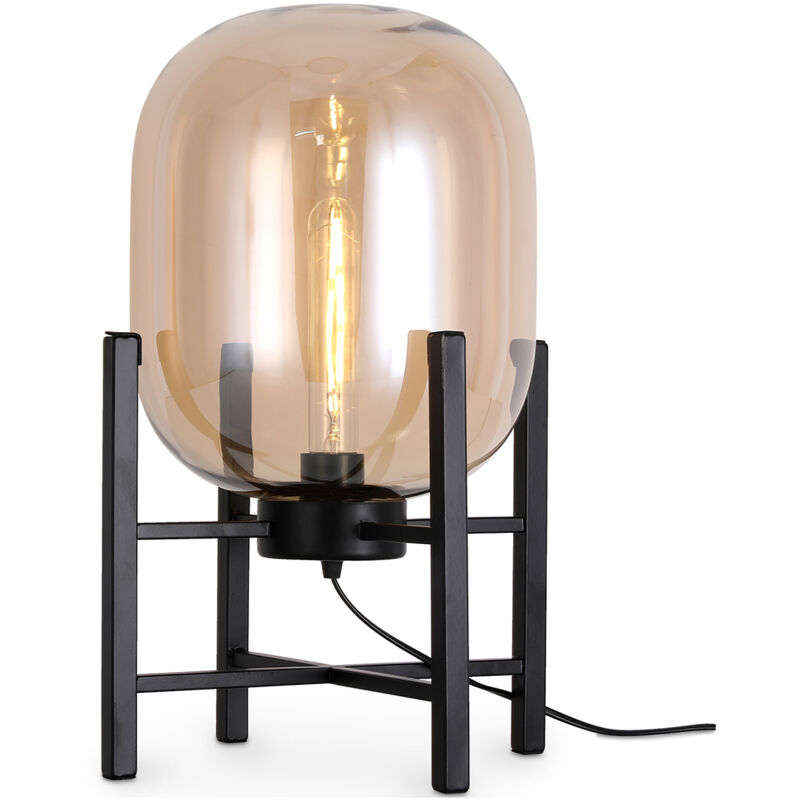 foto del prodotto lampada da tavolo lampada da salotto grau ambra