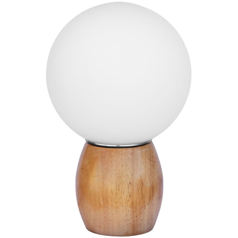 foto del prodotto lampada da tavolo lampada da salotto in stile scandinavo globo blum bianco