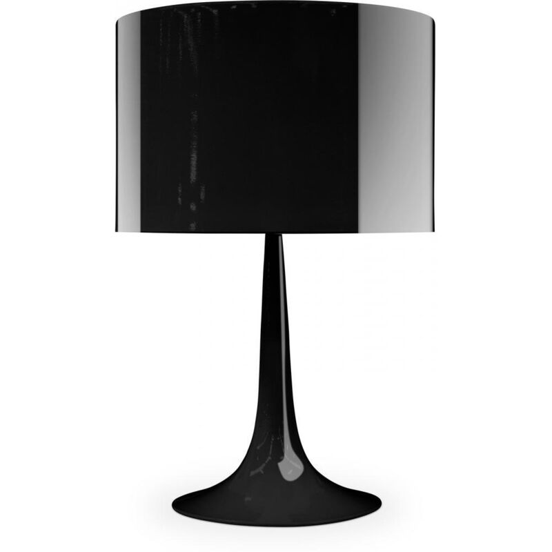 foto del prodotto lampada da tavolo lampada da salotto spone nero
