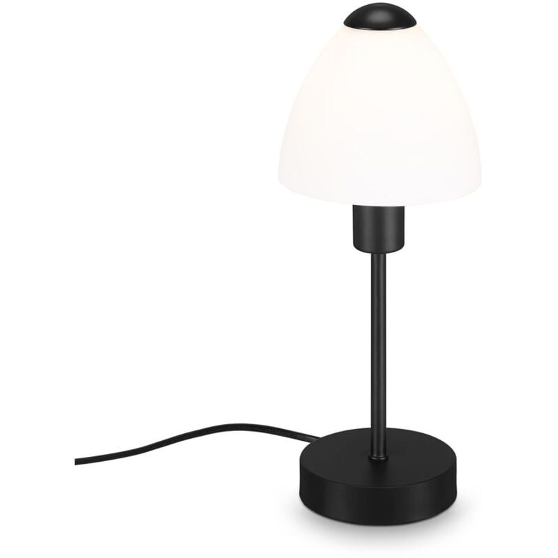 foto del prodotto lampada da tavolo lampada da tavolo incl. interruttore a cavo, 1xe14 max. 25w, nero briloner