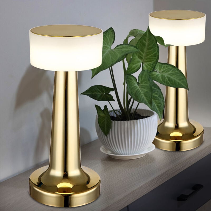 foto del prodotto lampada da tavolo lampada da tavolo lampada da camera lampada da lettura dimmerabile lampada da soggiorno, batteria usb cct, 1x led 1w 55lm bianco