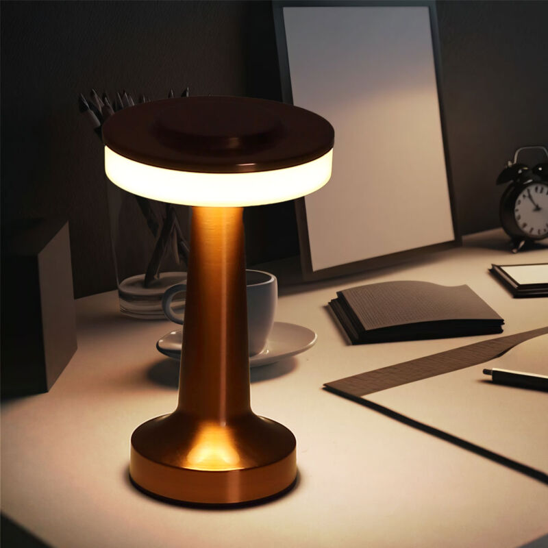foto del prodotto lampada da tavolo lampada da tavolo lampada da lettura lampada laterale lampada da scrivania, touch dimmer batteria ricaricabile cct luce diurna, led