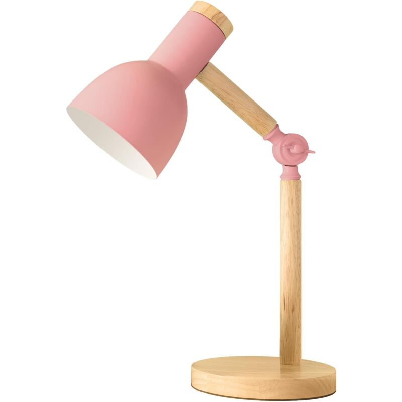 foto del prodotto lampada da tavolo, lampada da tavolo regolabile in legno, lampada da tavolo per bambini in camera da letto, soggiorno, lampada da tavolo da lettura