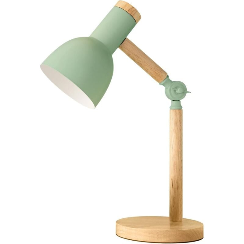 foto del prodotto lampada da tavolo, lampada da tavolo regolabile in legno, lampada da tavolo per bambini in camera da letto, soggiorno, lampada da tavolo da lettura