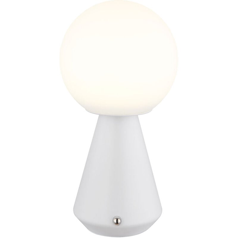 foto del prodotto lampada da tavolo lampada da tavolo ricaricabile usb cct bianco dimmerabile lampada da comodino touch dimmer, opale, led 1,5w 140lm bianco