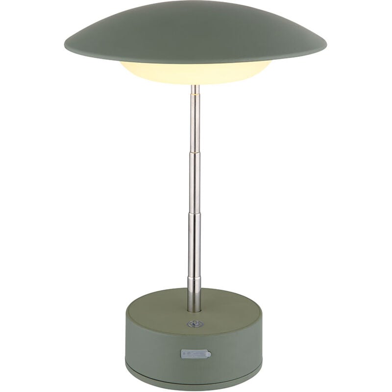 foto del prodotto lampada da tavolo lampada da tavolo touch dimmer batteria ricaricabile regolabile in altezza lampada da comodino led verde, 1w bianco caldo, dxh