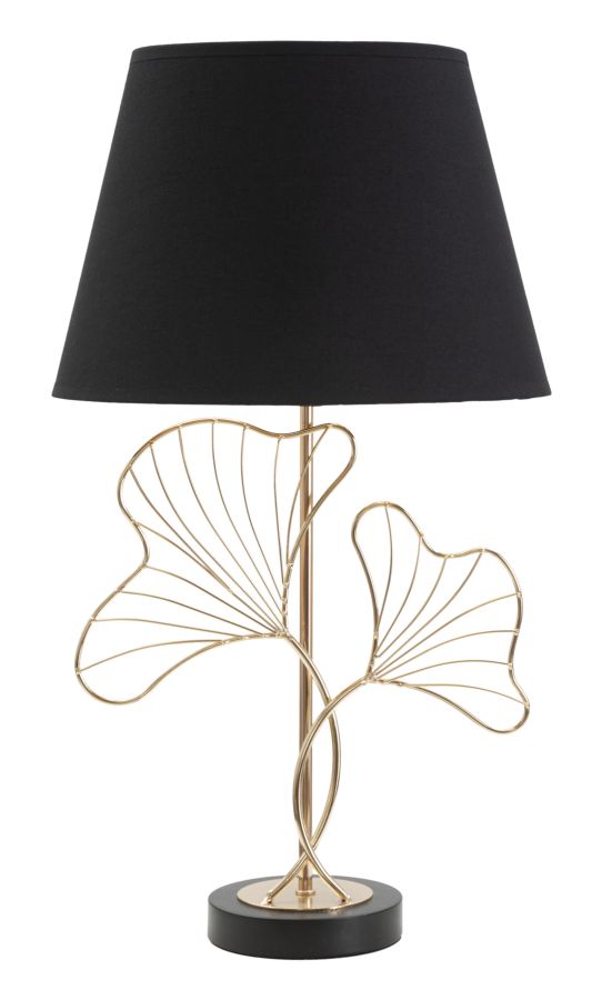 foto del prodotto lampada da tavolo leaves 30x60 cm in ferro e poliestere